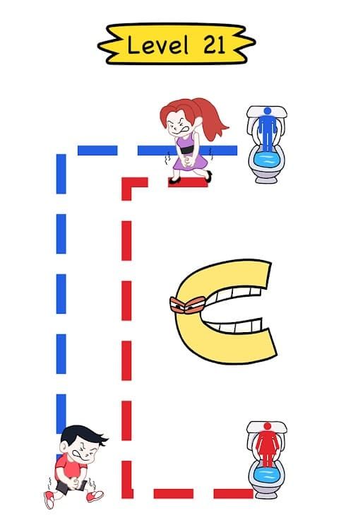 Toilet Rush Race: Draw Puzzle